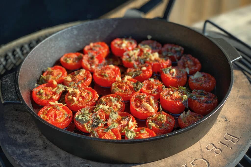 Slow roast tomatoes