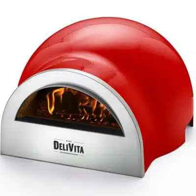 DeliVita Woodfired Oven - Red