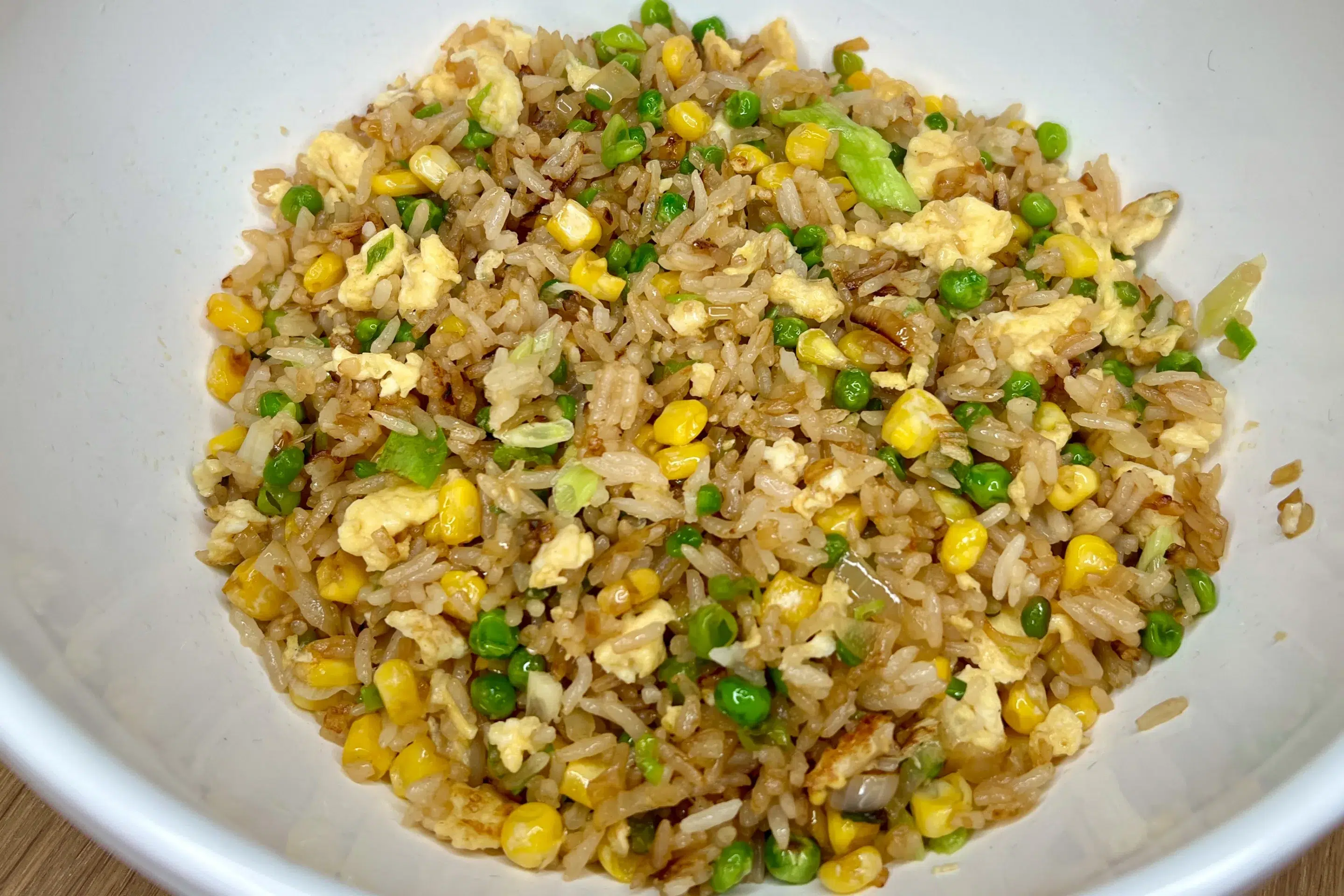 Egg and veg fried rice