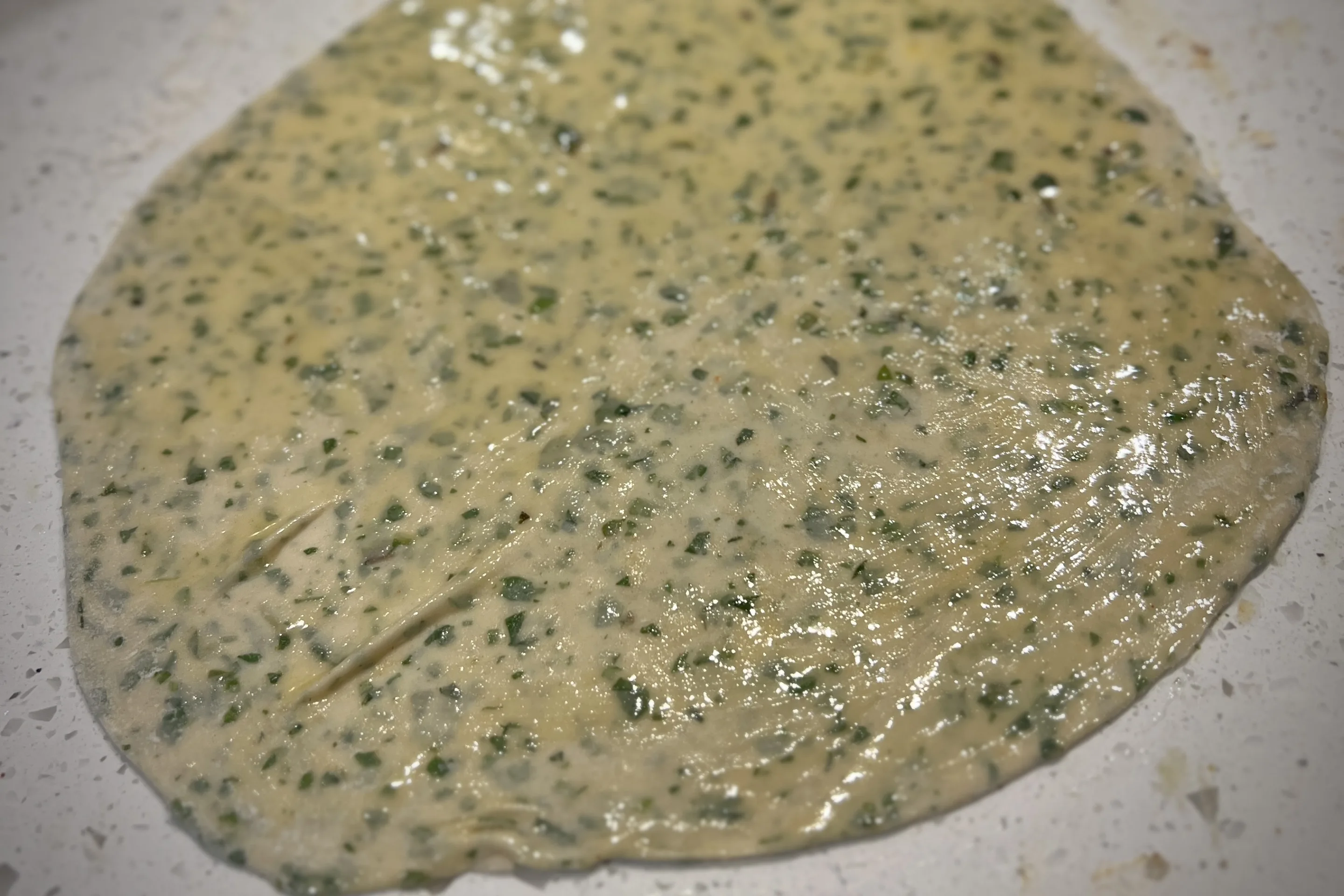 Uncooked Minty Paratha