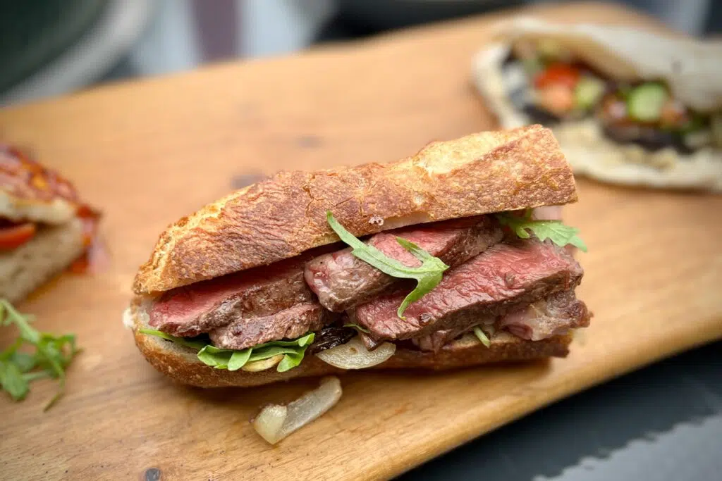 Steak and Onion Baguette